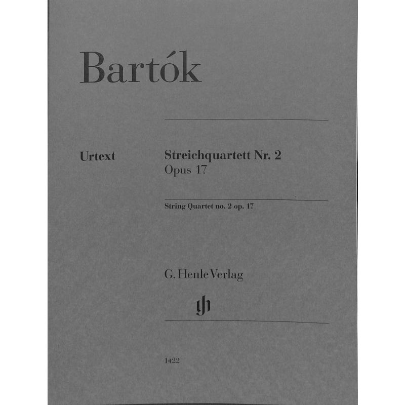 Titelbild für HN 1422 - Quartett 2 op 17