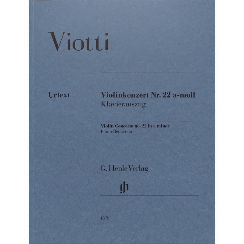 Titelbild für HN 1579 - Konzert 22 a-moll