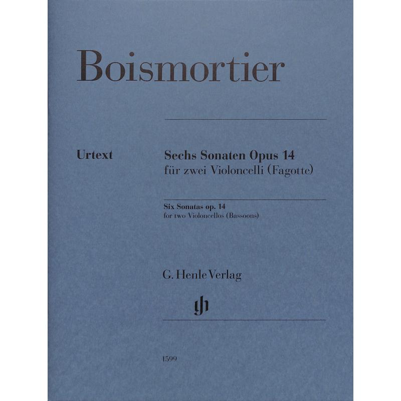 Titelbild für HN 1599 - 6 Sonaten op 14