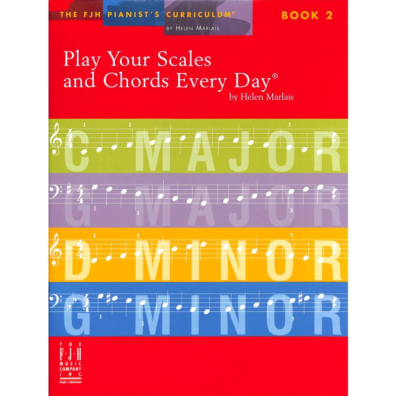 Titelbild für FJH 2174 - Play your scales and chords every day 2