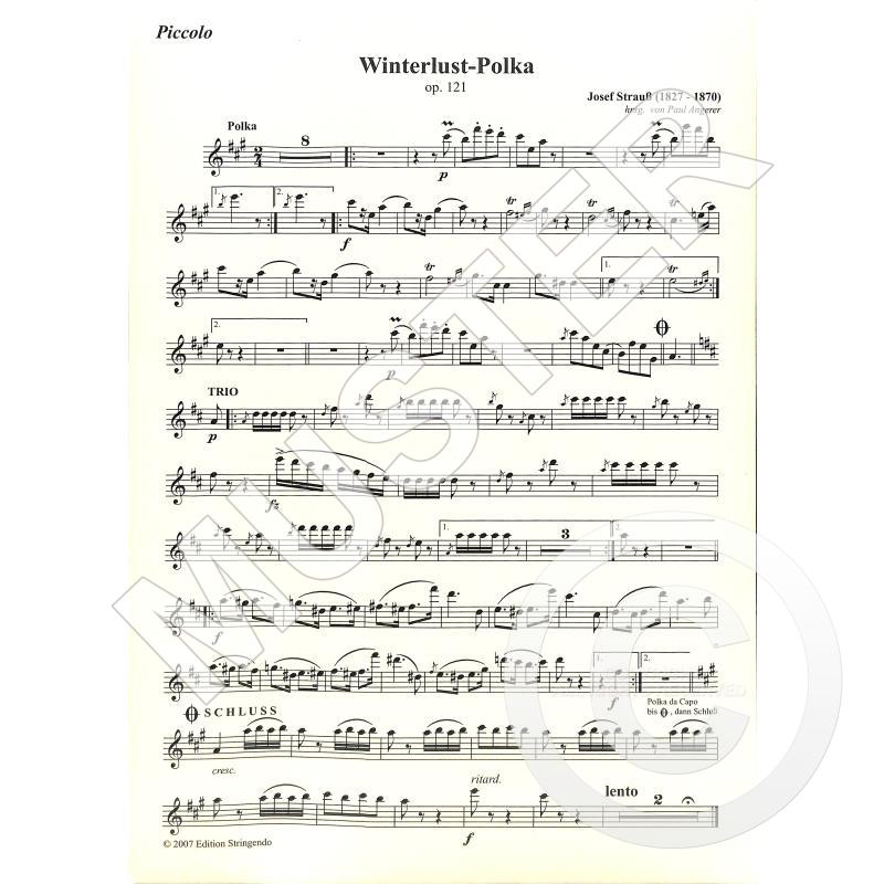 Titelbild für STRINGENDO 2852-2 - Winterlust Polka op 121