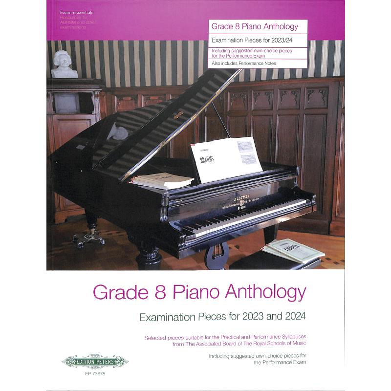 Titelbild für EP 73678 - Grade 8 - piano anthology - 2023-2024