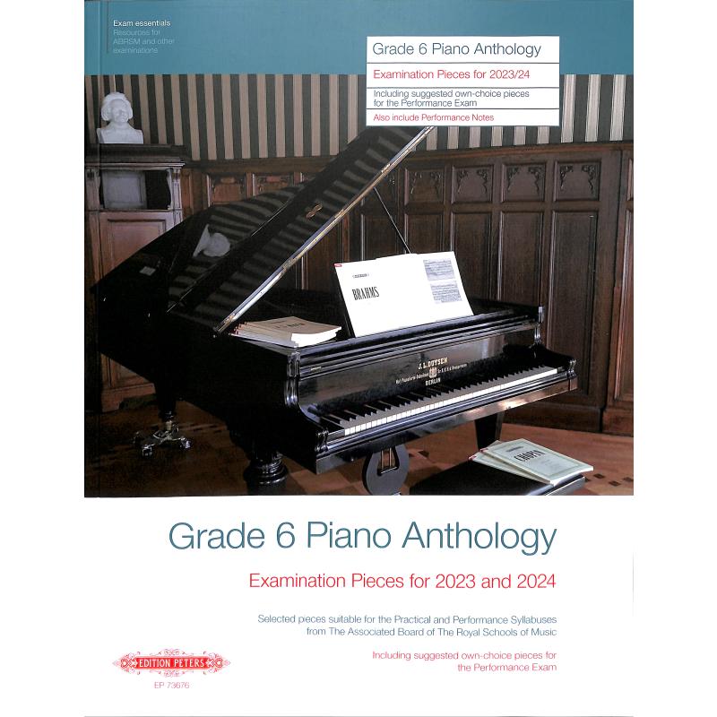 Titelbild für EP 73676 - Grade 6 - piano anthology - 2023-2024