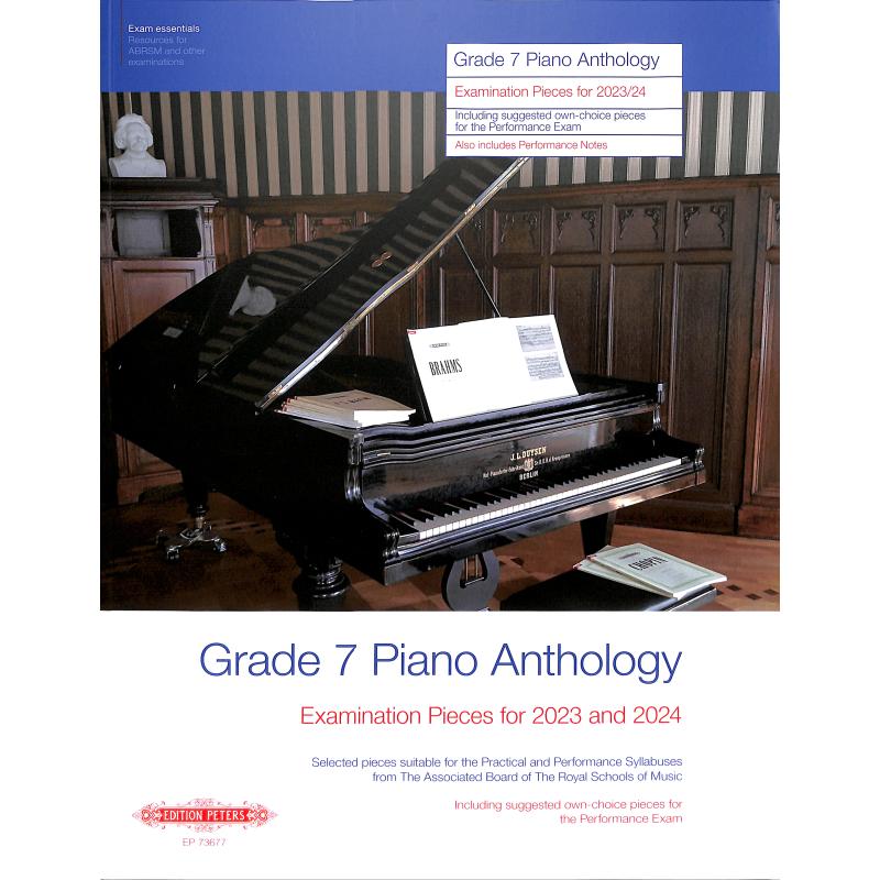 Titelbild für EP 73677 - Grade 7 - piano anthology - 2023-2024