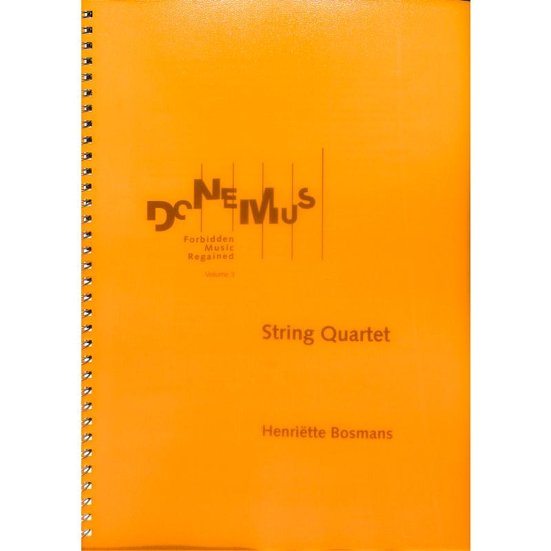 Titelbild für DONEMUS 01136-SC - Quartett