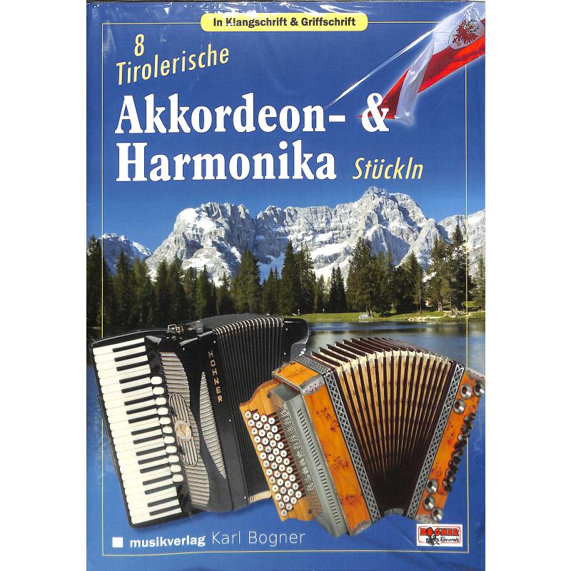 Titelbild für BOGNER -KB069 - 8 Tirolerische Akkordeon + Harmonika Stückln