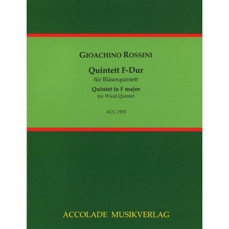 Titelbild für ACCOLADE 1933 - Quintett F-Dur