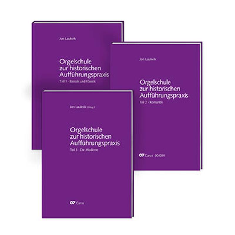 Titelbild für CARUS 60007-00 - Orgelschule zur historischen Aufführungspraxis 1-3