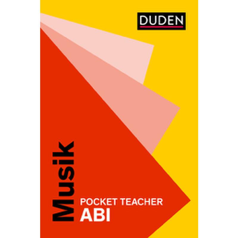 Titelbild für 978-3-411-77125-7 - Pocket teacher Abi Musik