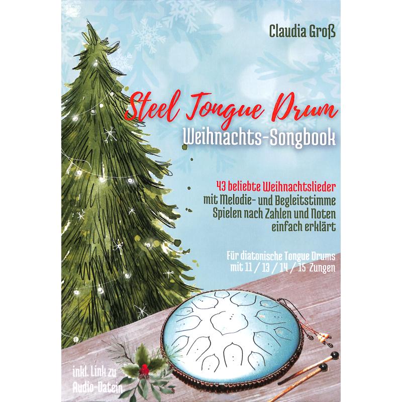 Titelbild für 978-3-7568-5853-8 - Steel tongue drum Weihnachts-Songbook