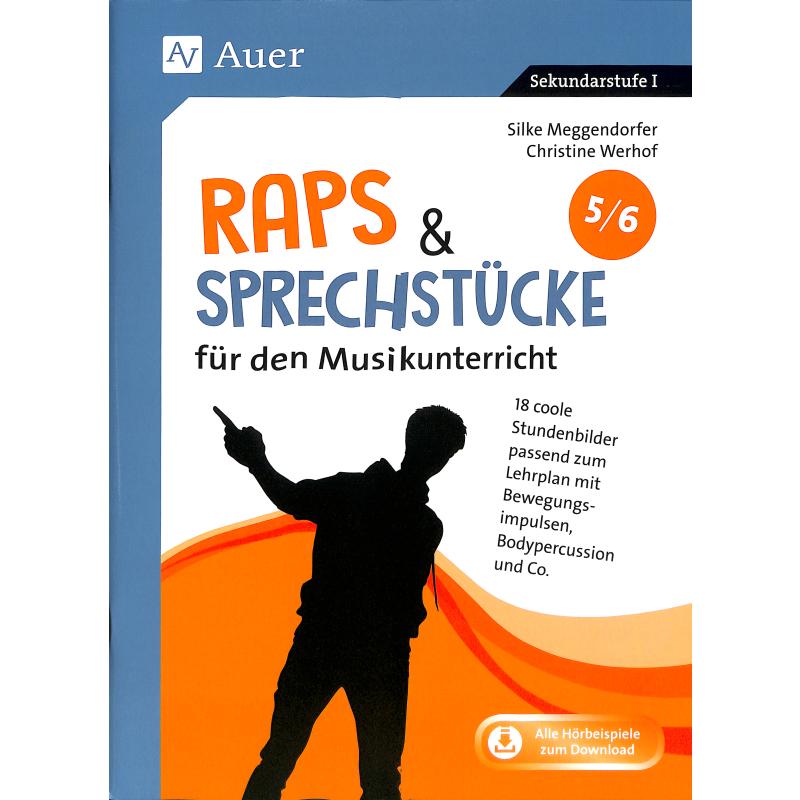 Titelbild für 978-3-403-08316-0 - Raps + Sprechstücke für den Musikunterricht 5-6