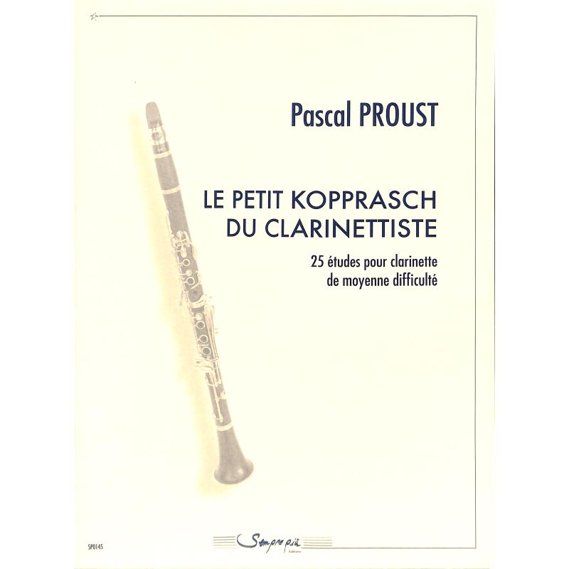 Titelbild für SEMPREPIU -SP0145 - Le petit Kopprasch du clarinettiste