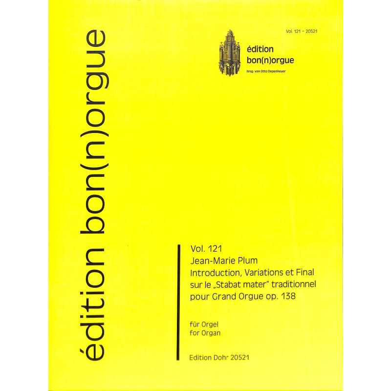 Titelbild für DOHR 20521 - Introduction Variations et Final sur le Stabat Mater op 138