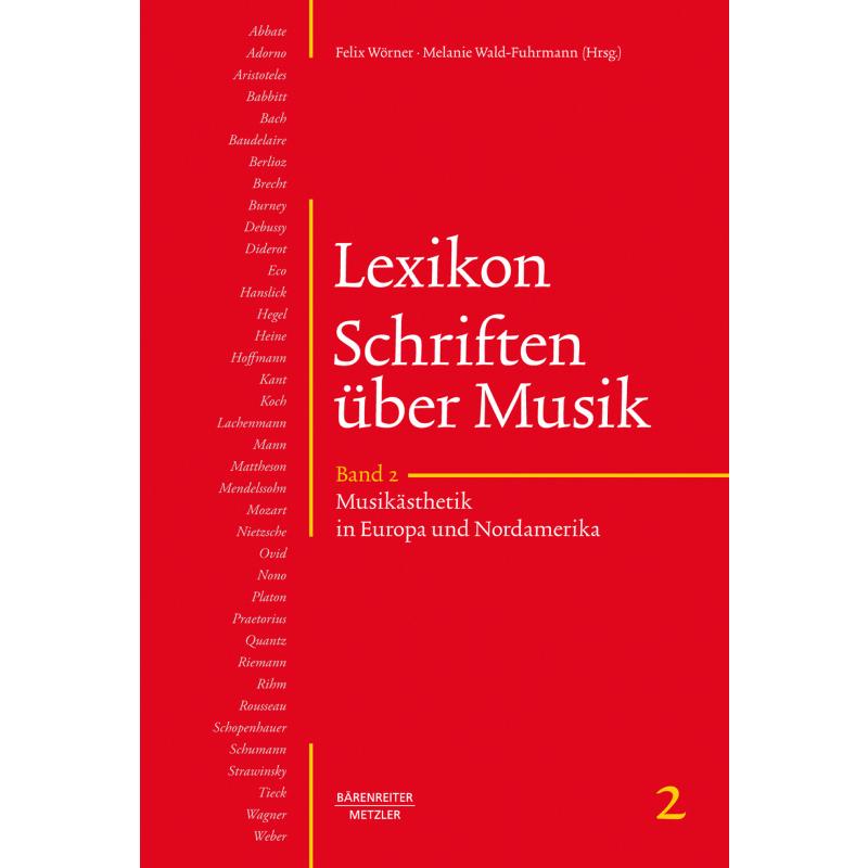 Titelbild für BABVK 2063 - Lexikon Schriften über Musik 2