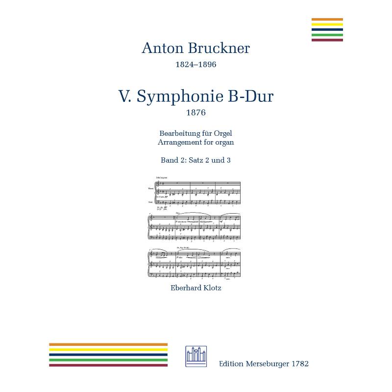 Titelbild für MERS 1782 - Sinfonie 5 B-Dur - Satz 2 + 3