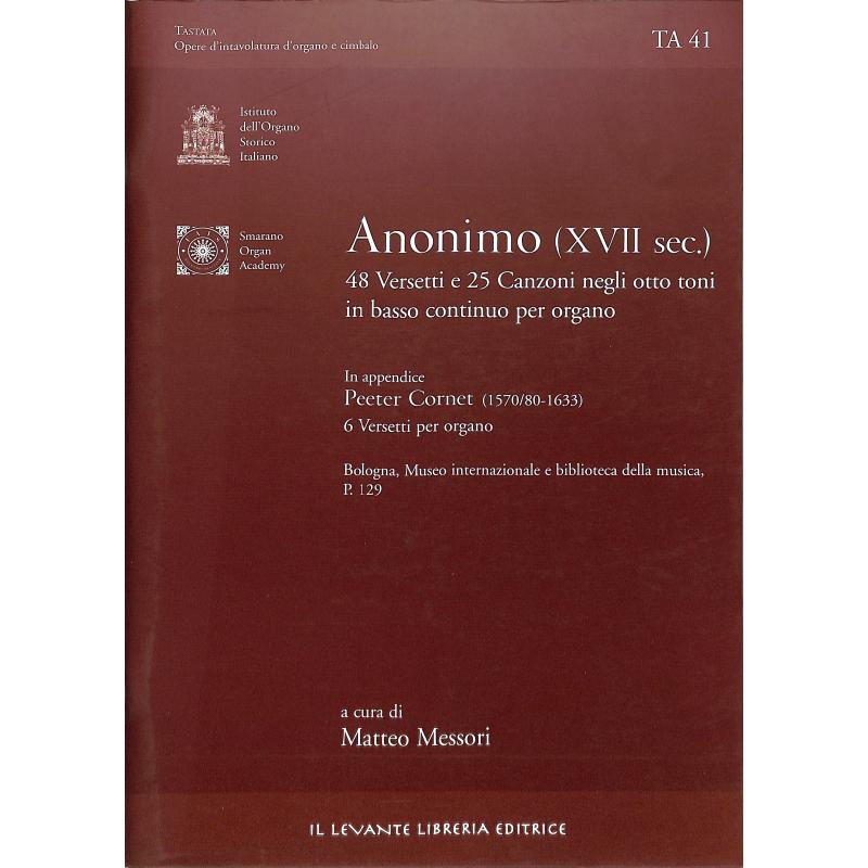 Titelbild für LEVANTE -TA41 - 48 versetti e 25 canzoni