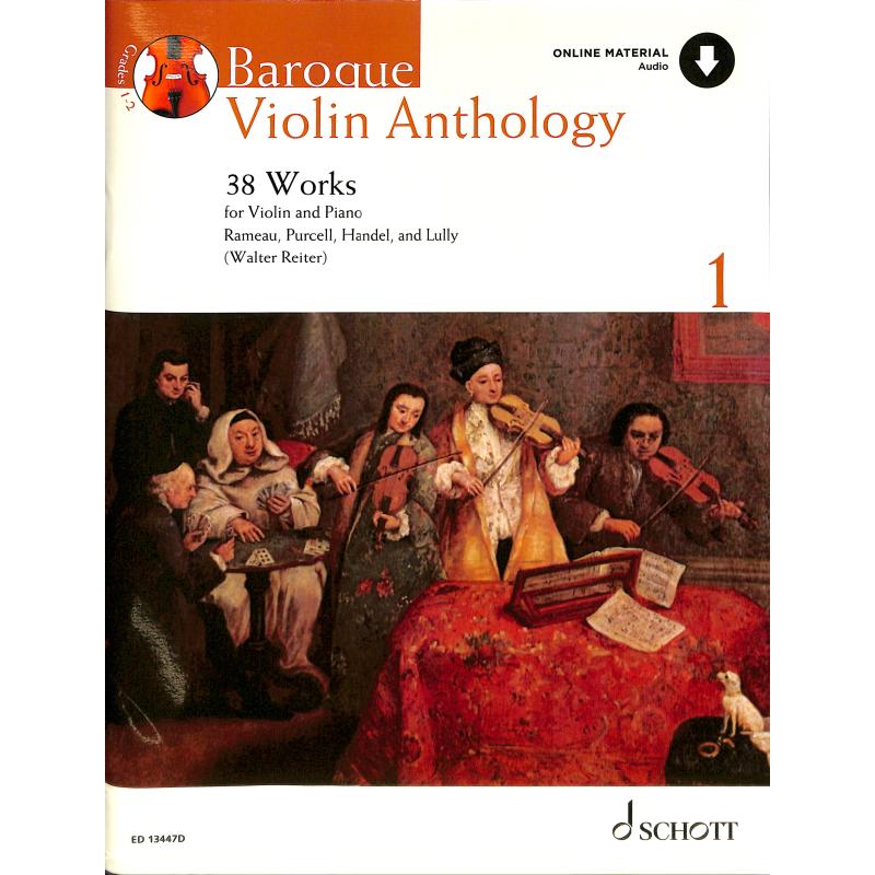 Titelbild für ED 13447D - Baroque violin anthology 1