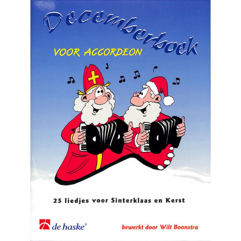 Titelbild für DHP 981323-401 - Decemberboek voor Accordeon - 25 liedjes voor Sinterklaas