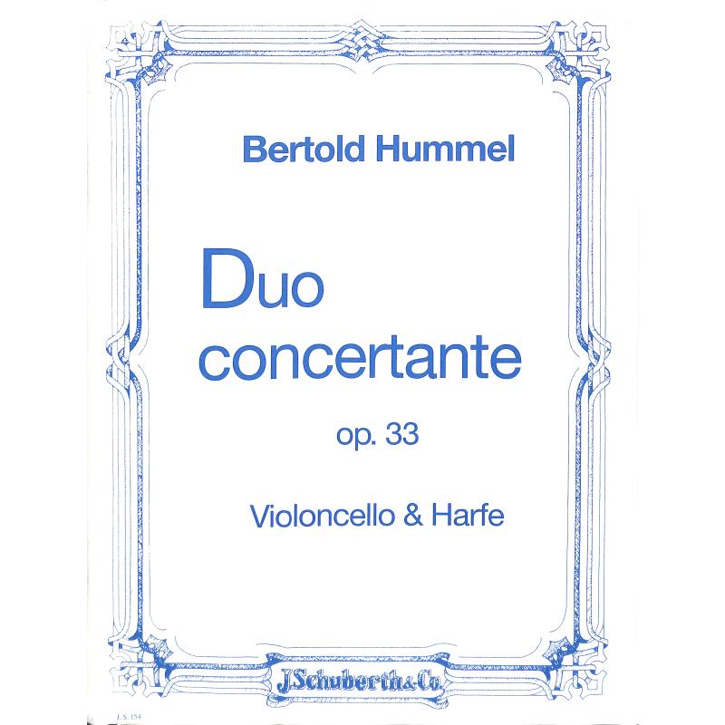 Titelbild für JS 154 - Duo concertante op 33