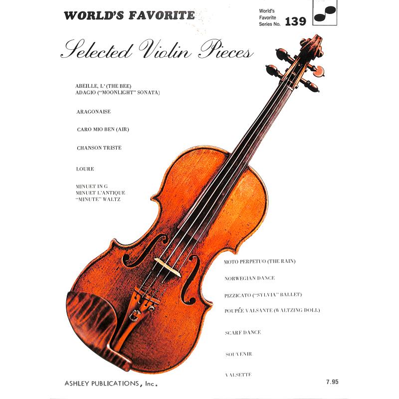 Titelbild für MSAS 10139 - Selected violin pieces