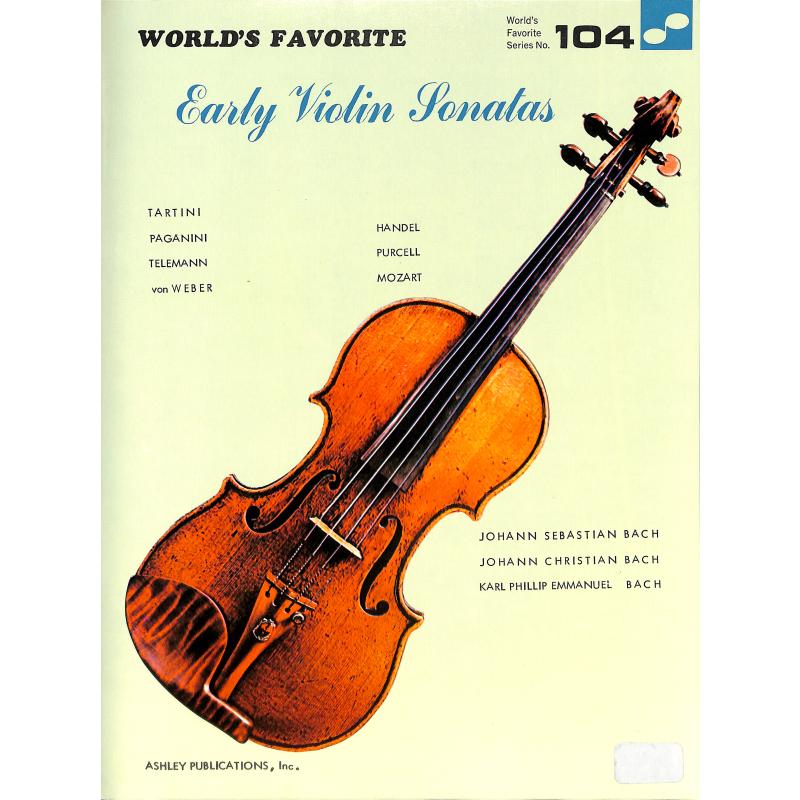 Titelbild für MSAS 10104 - Early Violin Sonatas WFS 104