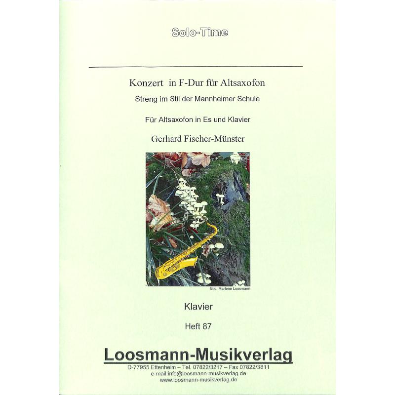 Titelbild für LOOSMANN -S0787 - Konzert F-Dur