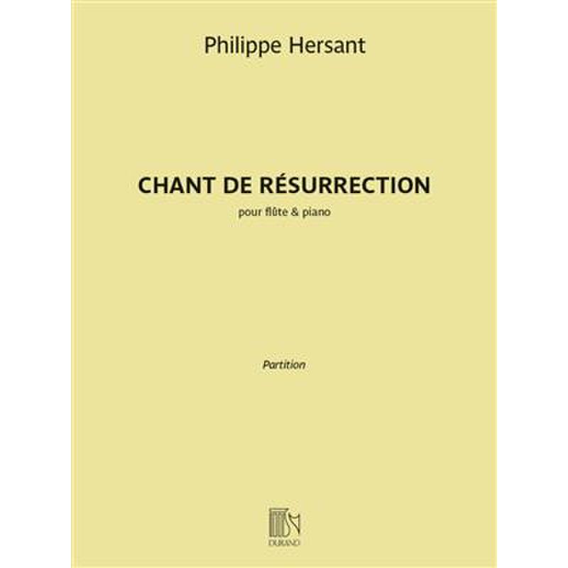 Titelbild für DF 16705 - Chant de resurrection