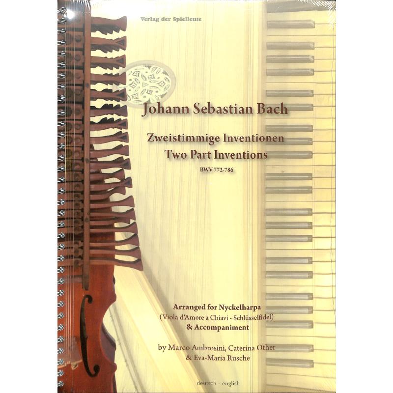 Titelbild für 978-3-943060-15-7 - Zweistimmige Inventionen BWV 772-786
