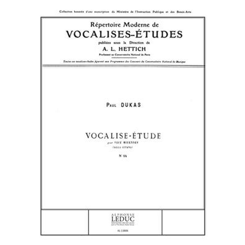 Titelbild für AL 13806 - Vocalise etudes 14