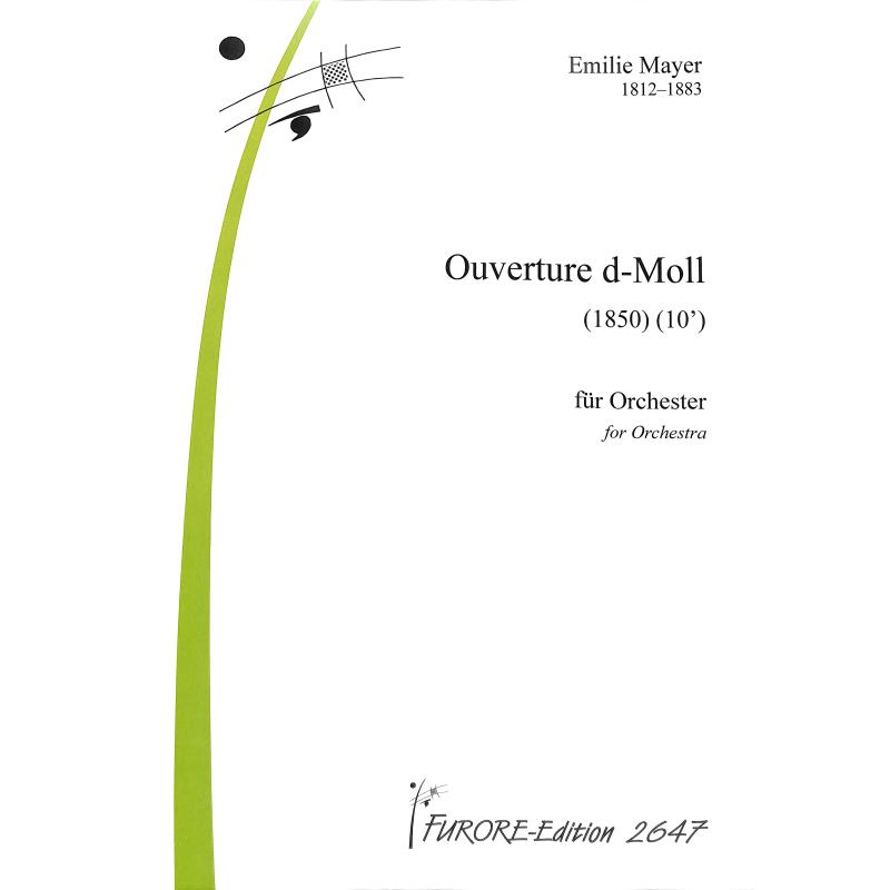 Titelbild für FUE 2647 - Ouverture d-moll