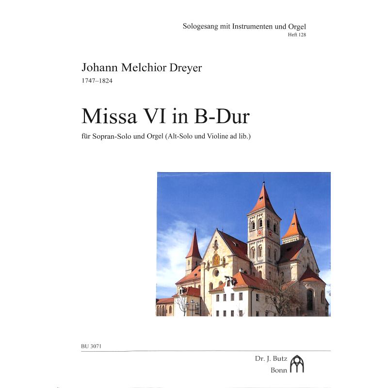 Titelbild für BUTZ 3071 - Missa 6 B-Dur