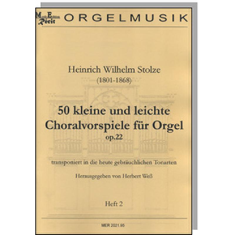 Titelbild für RECIT 2021-95 - 20 kleine und leichte Choralvorspiele op 22/2
