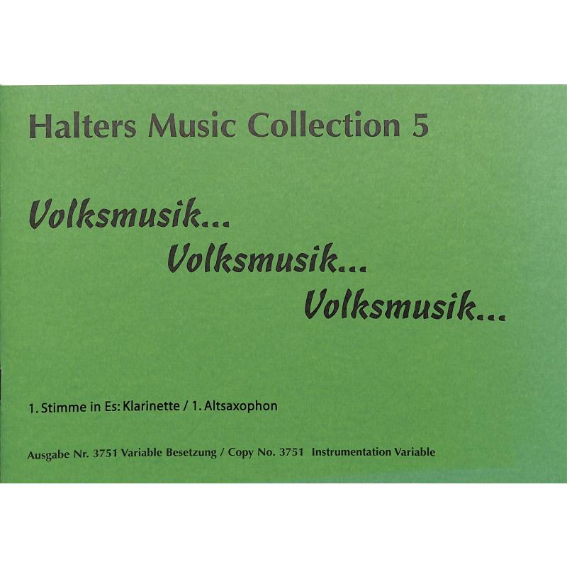 Titelbild für HAL 3751-5 - Music Collection 5 - Volksmusik Volksmusik Volksmusik