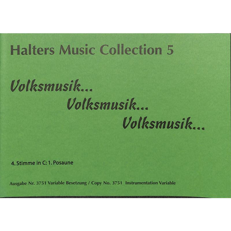 Titelbild für HAL 3751-13 - Music Collection 5 - Volksmusik Volksmusik Volksmusik