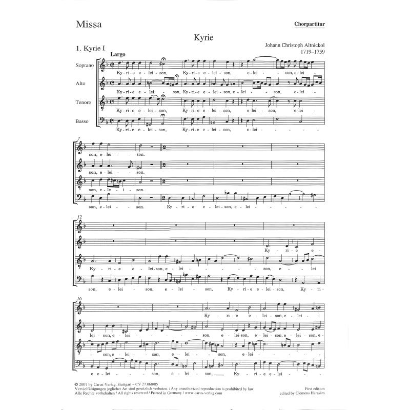 Titelbild für CARUS 27068-05 - Missa d-moll