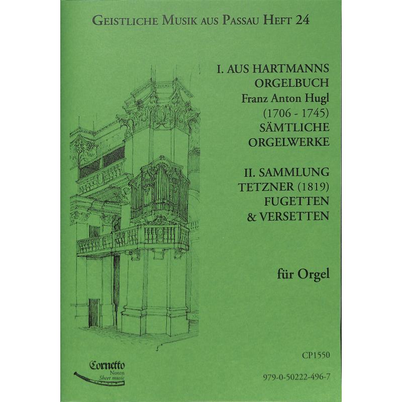 Titelbild für CORNETTO -CP1550 - Aus Hartmanns Orgelbuch + Sammlung Tetzner