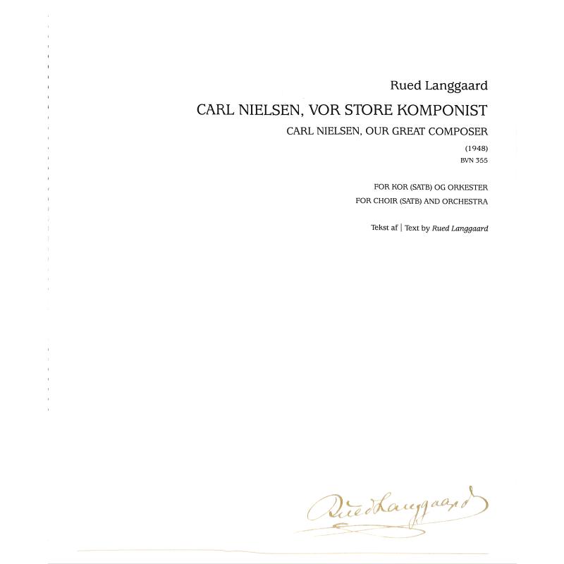 Titelbild für WH 32515 - Carl Nielsen vor store Komponist