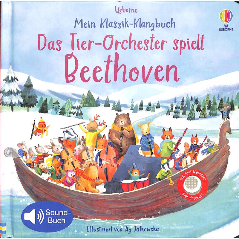 Titelbild für 978-1-78941-749-4 - Mein Klassik Klangbuch - Das Tier Orchester spielt Beethoven