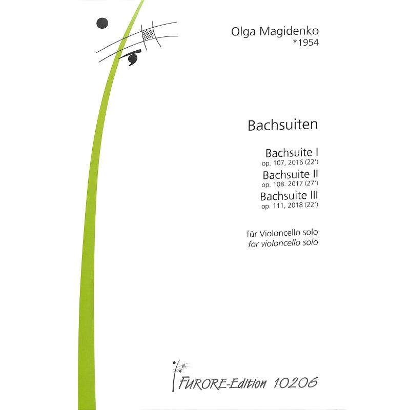 Titelbild für FUE 10206 - Bachsuiten 1-3