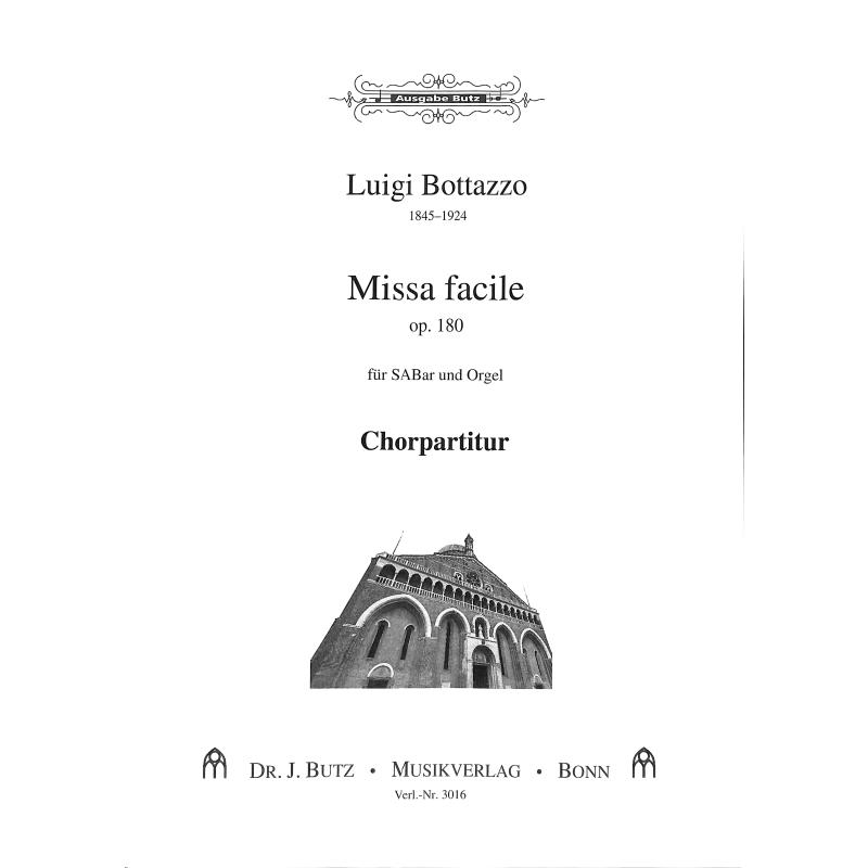 Titelbild für BUTZ 3016-CHP - Missa facile op 180