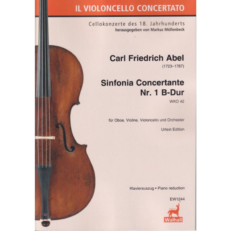 Titelbild für WALHALL 1244 - Sinfonia concertante 1 B-Dur