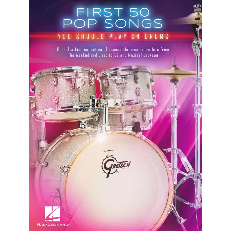 Titelbild für HL 678648 - First 50 Pop songs you should play on drums