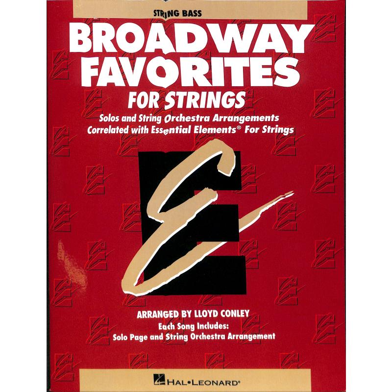 Titelbild für HL868043 - Broadway favorites for strings