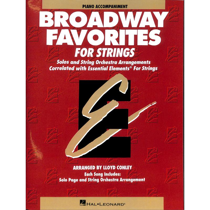 Titelbild für HL 868044 - Broadway favorites for strings
