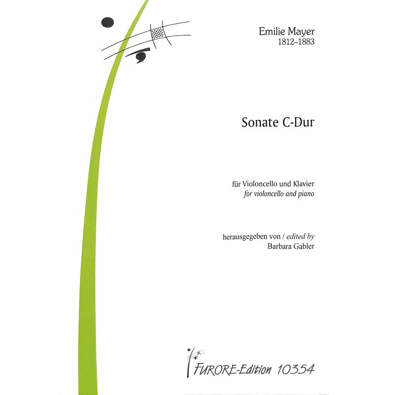 Titelbild für FUE 10354 - Sonate C-Dur