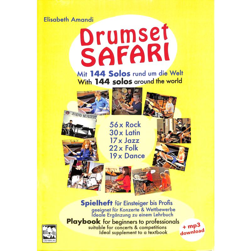 Titelbild für LEU 198-9 - Drumset Safari | Mit 144 Solos rund um die Welt