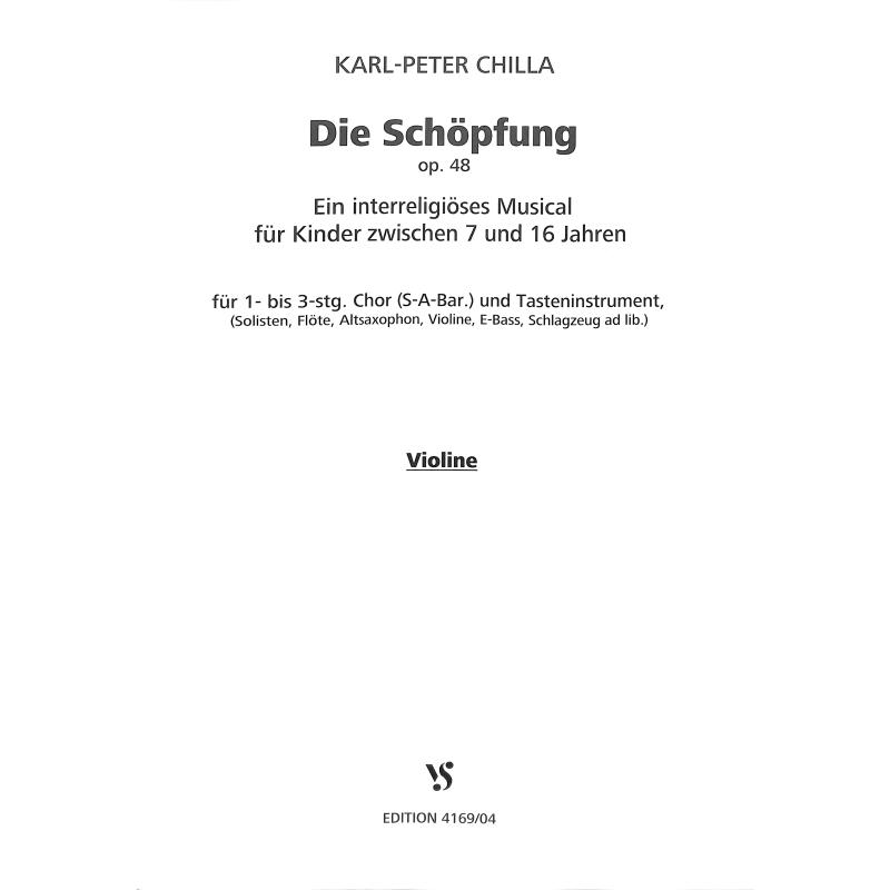 Titelbild für VS 4169-04 - Die Schöpfung