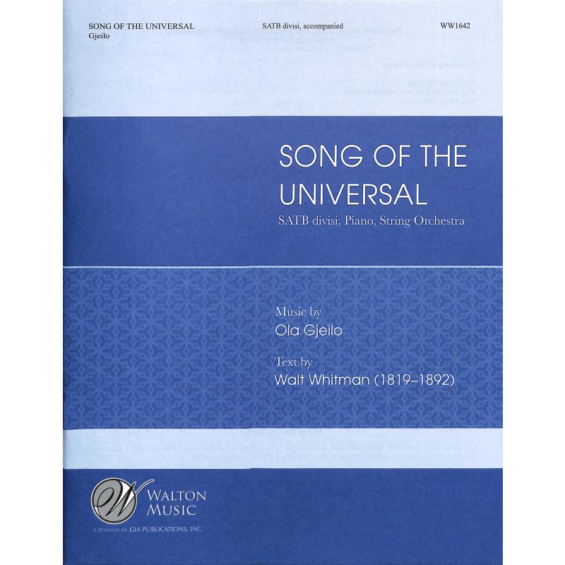 Titelbild für WALTON 1642 - Song of the universal