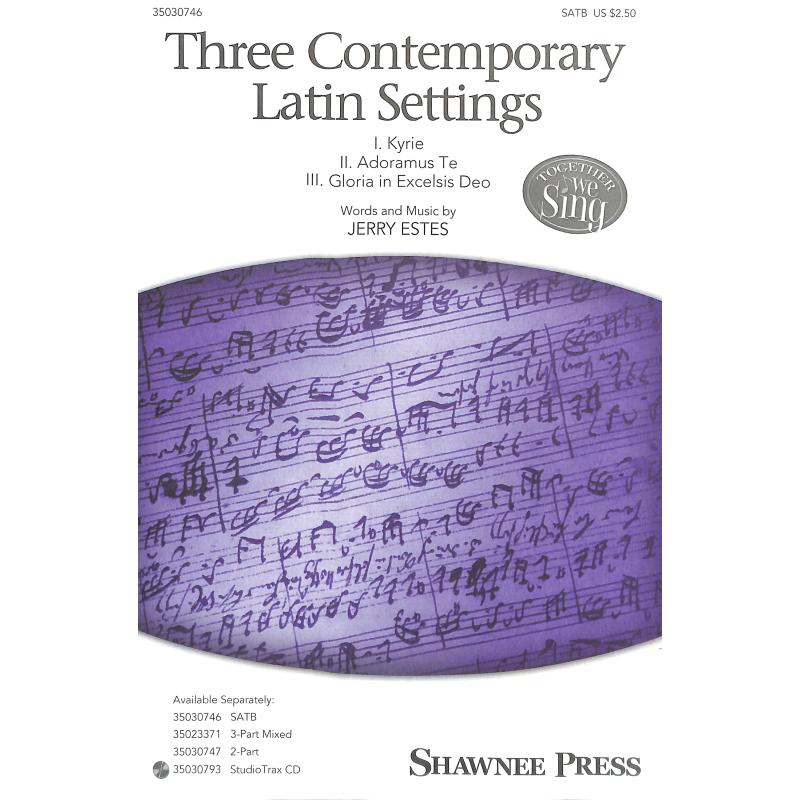 Titelbild für HL 35030746 - 3 contemporary Latin settings