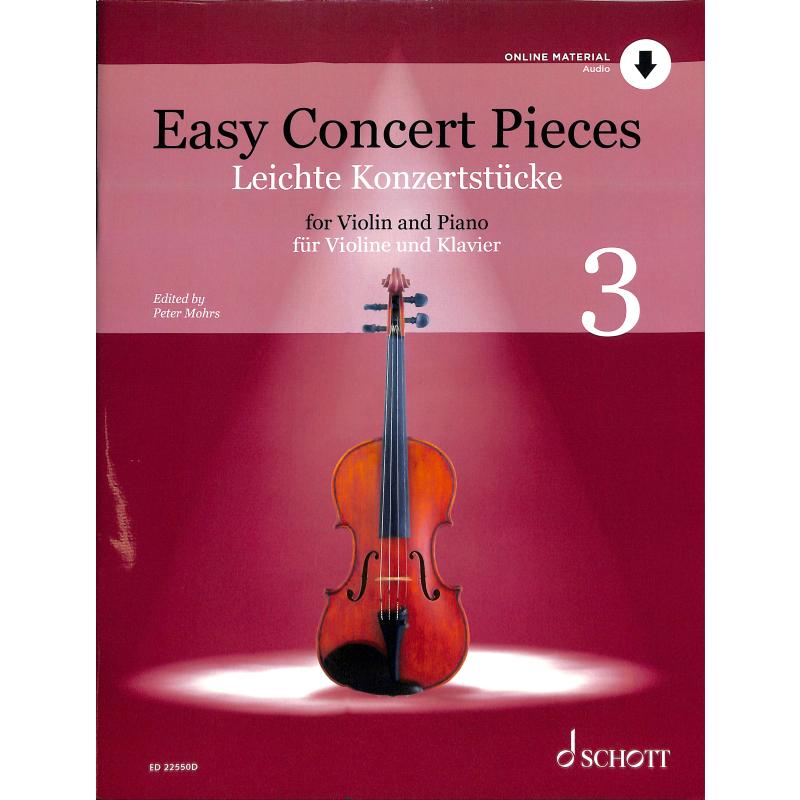 Titelbild für ED 22550D - Easy Concert pieces 3